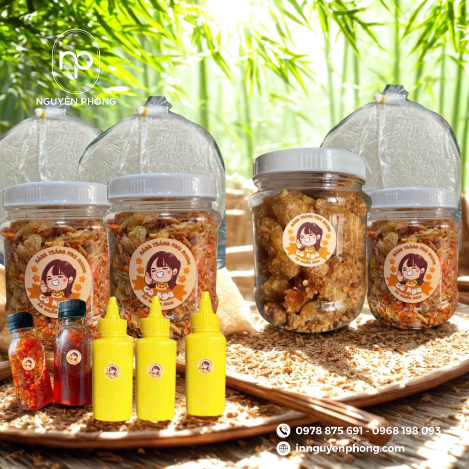 In Tem Bánh Tráng Trộn Đẹp - Giá Rẻ - Giao Nhanh